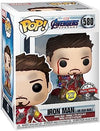 Funko Pop Avengers Endgame I Am Iron Man Glow-in-The-Dark Deluxe Vinyl Figure Multicolored