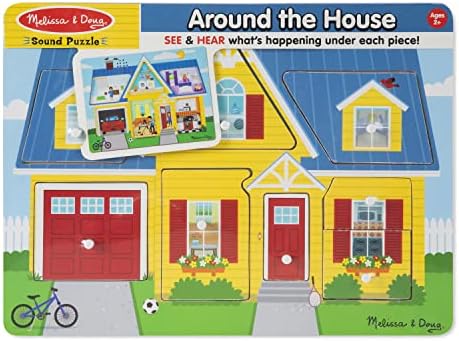 Melissa & Doug Melissa Doug Around the House Sound Puzzle