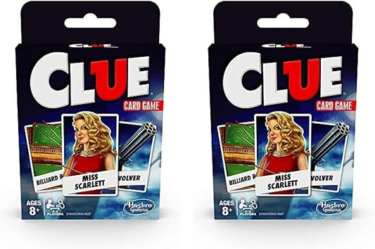 Hasbro Gaming Clue Card Game