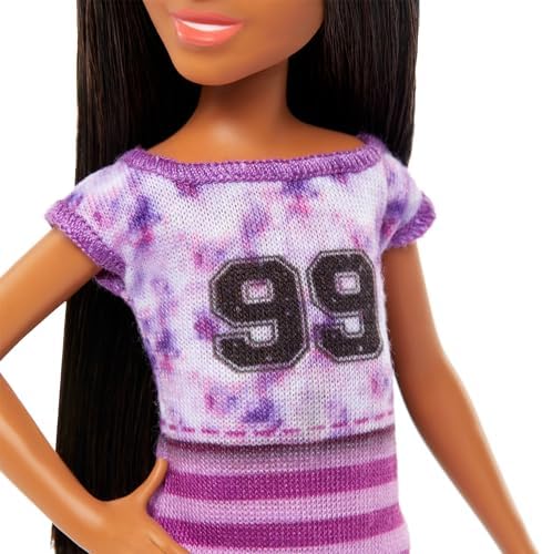 Barbie Ligaya Doll with Pet Dog from and Stacie to The Rescue Movie Dark Hair Doll