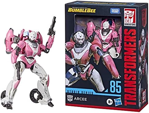 Transformers Studio Series 85 Deluxe Class Bumblebee Arcee Action Figure - Ages 8 and Up