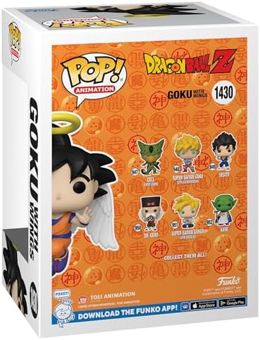 Funko Pop Animation Dragon Ball Z - Goku with Wings Angel Multicolor Vinyl Figure 1430 -