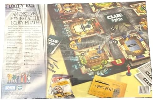 Hasbro Parker Brothers Classic Detective Game- 1996 Version