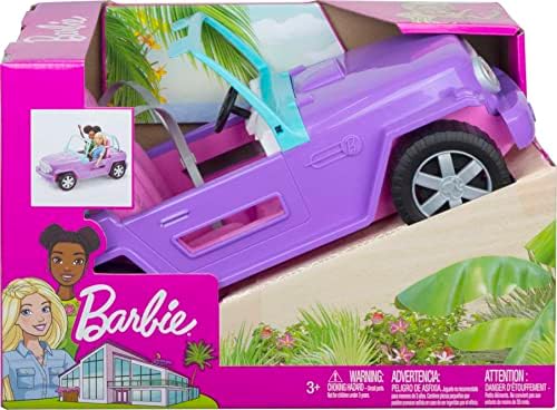 Barbie Toy Car Doll-Sized SUV Purple Off-Road Vehicle