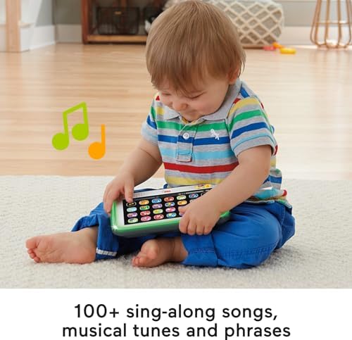 Fisher-Price Toddler Learning Toy Laugh Learn Smart Stages Tablet Pretend Computer with