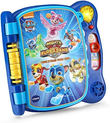 VTech PAW Patrol Mighty Pups Touch and Teach Word Book Blue