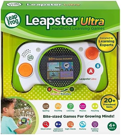 LeapFrog Leapster Ultra Handheld Learning Game Console for Age 4 Years and up