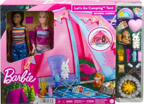 Barbie Dolls 20 It Takes Two Camping Tent Playset