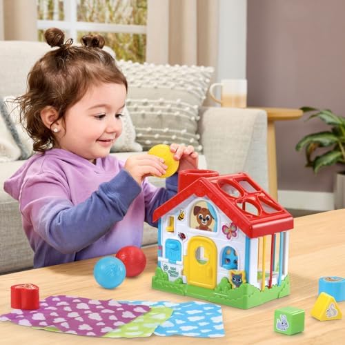 LeapFrog 4-in-1 Discovery House Hands-On Infant Busy Toy
