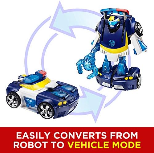 Transformers Playskool Heroes Rescue Bots Energize Chase The Police-Bot Action Figure