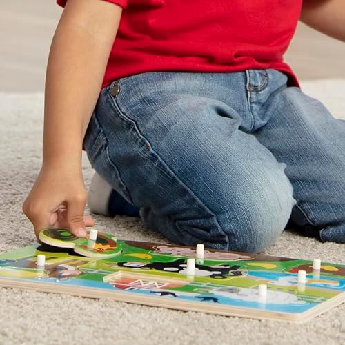 Melissa & Doug Melissa Doug Pets Wooden Peg Puzzle 8 pcs