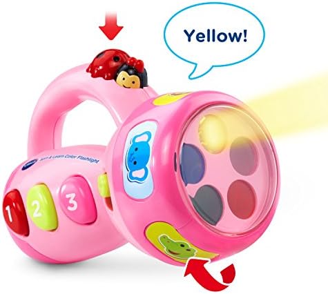 VTech Spin and Learn Color Flashlight Pink
