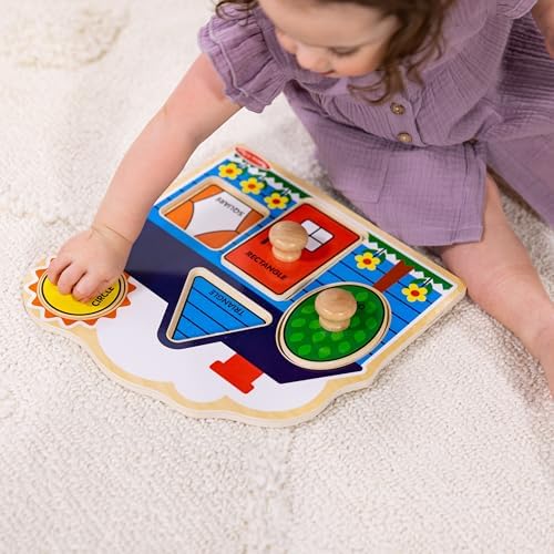 Melissa & Doug Melissa Doug Wooden Jumbo Knob Puzzle