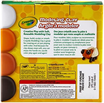 Crayola Modeling Clay Non Drying Assorted Colors 1lb