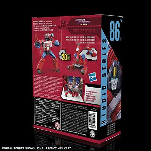 Transformers Studio Series 86-11 Deluxe Class The The Movie Perceptor Action Figure -