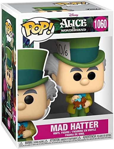 Funko POP Disney Alice in Wonderland 70th - Mad Hatter Funko Pop Vinyl Figure Bundled