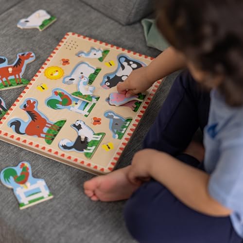 Melissa & Doug Melissa Doug Farm Animals Sound Puzzle