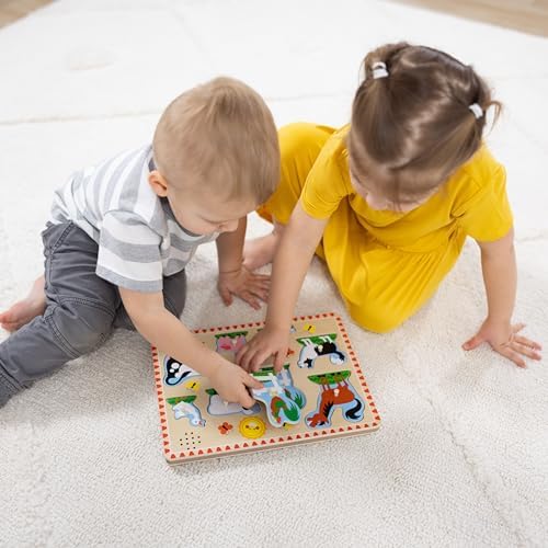 Melissa & Doug Melissa Doug Farm Animals Sound Puzzle