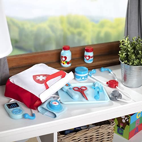 Melissa & Doug Melissa Doug Get Well Doctor's Kit - 25 Toy Pieces - Doctor Role Doctor