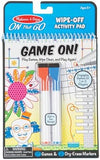 Melissa & Doug Melissa Doug On the Go Game On Reusable Wipe-Off Activity Pad Reusable