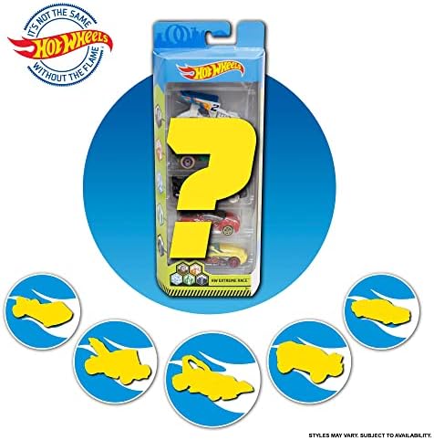 Hot Wheels 164 Scale Die-Cast Toy Cars 5-Pack Set of 5 Toy Race Cars Hot Rods Character