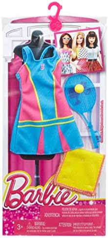 Barbie Fashions - Tennis Time Doll Outfit with Tennis Racket