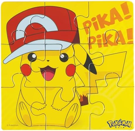 Topps Pokemon Style Characters Zigsaw Puzzle Pack of 6 Total 96 Pieces Assortment 2
