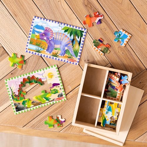 Melissa & Doug Melissa Doug Pets 4-in-1 Wooden Jigsaw Puzzle
