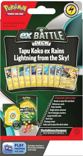 Pokemon TCG ex Battle Deck Tapu Koko ex OR Iron Leaves ex