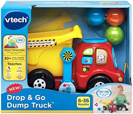 VTech Drop and Go Dump Truck Yellow