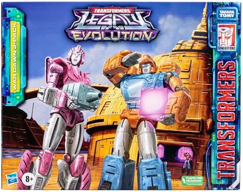 Transformers Legacy Evolution War Dawn 2-Pack Deluxe Cybertronian Erial and Dion Action