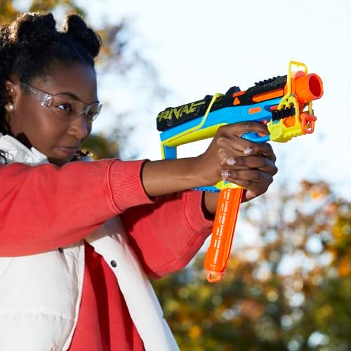 Nerf Rival Mirage XXIV-800 Blaster 10 Nerf Rival Accu-Rounds 2 Ways to Load 8 Round