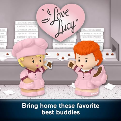 Fisher-Price Little People Collector I Love Lucy TV Show Set 2 Character Figures in a