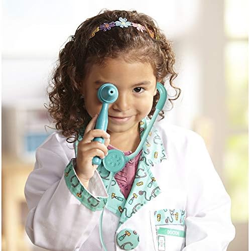 Melissa & Doug Melissa Doug Doctor Role Play Costume Dress-Up Set 8 pcs Pretend Play Role