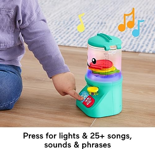 Fisher-Price Baby Learning Toy Laugh Learn Magic Color Mixing Bowl with Pretend Food