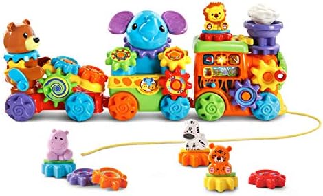 VTech GearZooz Roll and Roar Animal Train Frustration Free Packaging