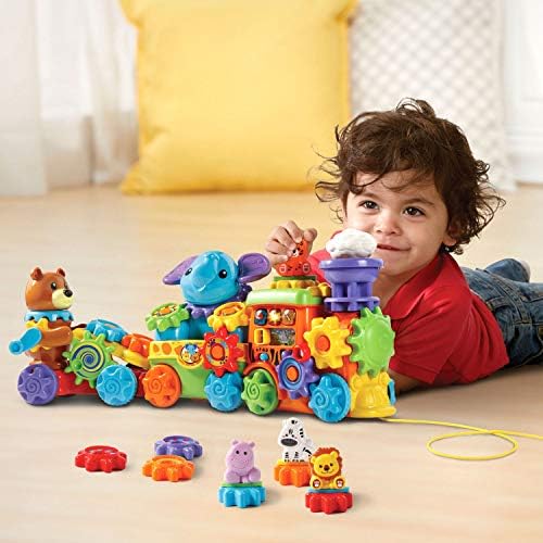 VTech GearZooz Roll and Roar Animal Train Frustration Free Packaging