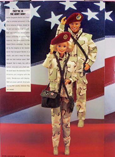 Barbie Star 'N Stripes ARMY Barbie Ken Deluxe Set