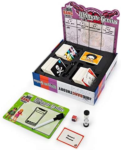 Spin Master Big Bang Theory TV Show Ultimate Genius Party Game for Teens Adults and 12