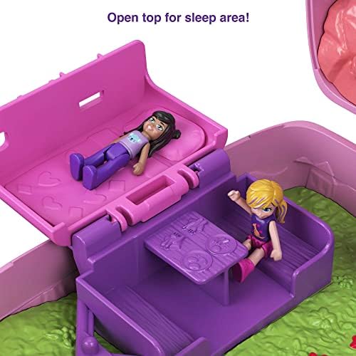 Polly Pocket Travel Toy with Micro Dolls Mermaid 2-in-1 Seashell Purse Playset Amazon