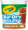 Crayola Air Dry Clay 5lbs Natural White Modeling Clay for Sculpting Material Bulk Craft