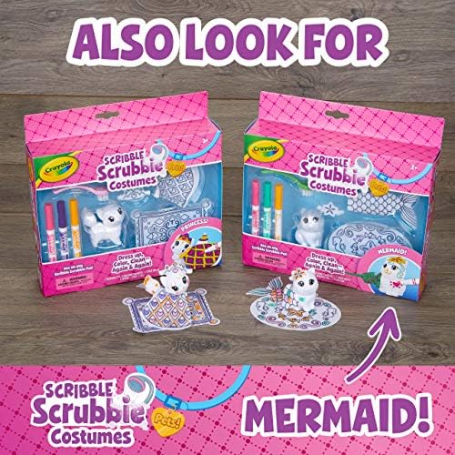 Crayola Scribble Scrubbie Pets Princess Playset Girls Boys