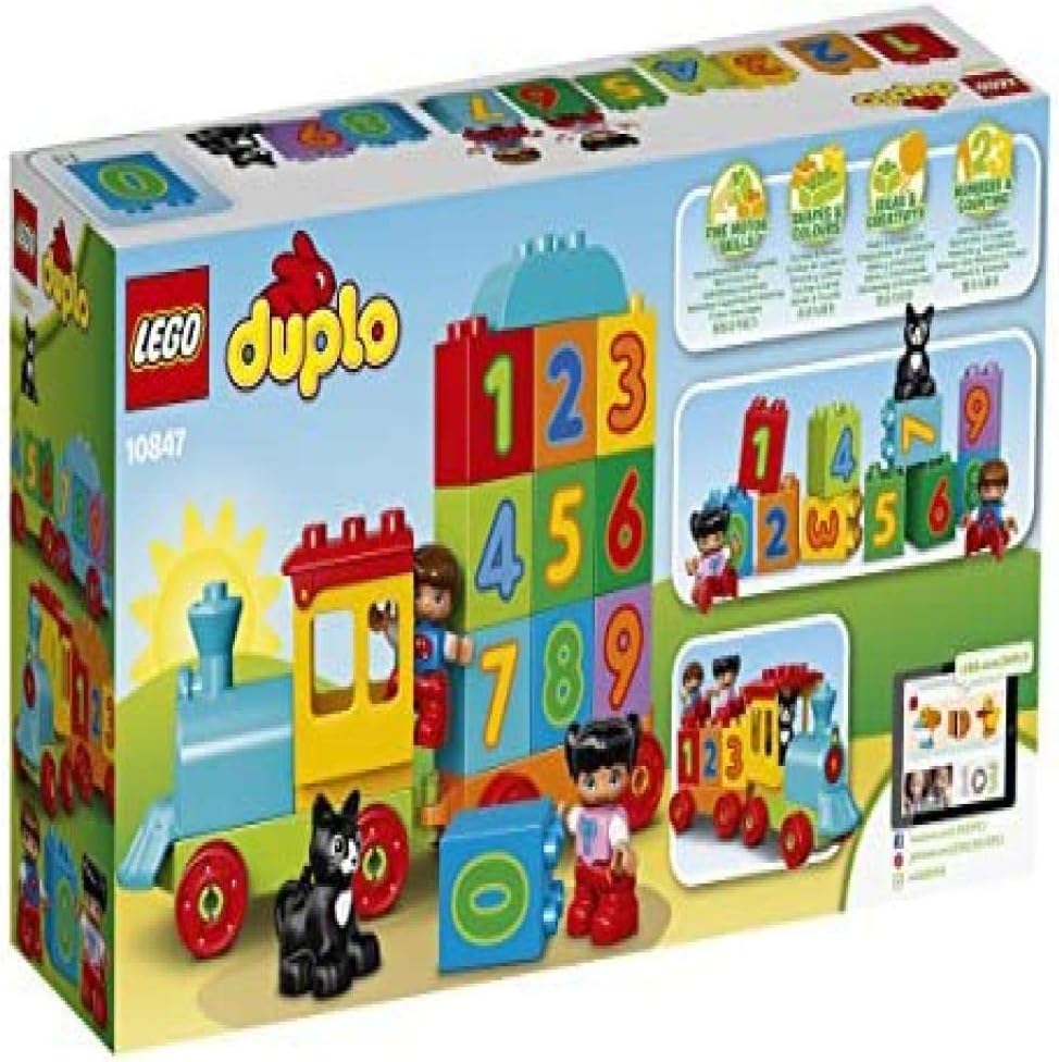 LEGO DUPLO My First Number Train 10847 Learning and Counting Train Set Building Kit and