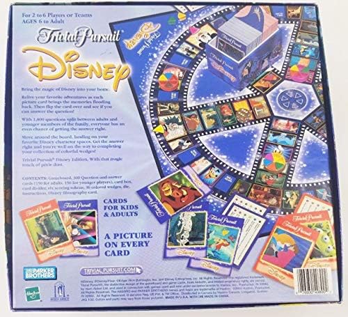 Hasbro Disney Trivial Pursuit - Animated Picture Edition