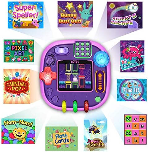 LeapFrog Rockit Twist Handheld Learning Game System Purple