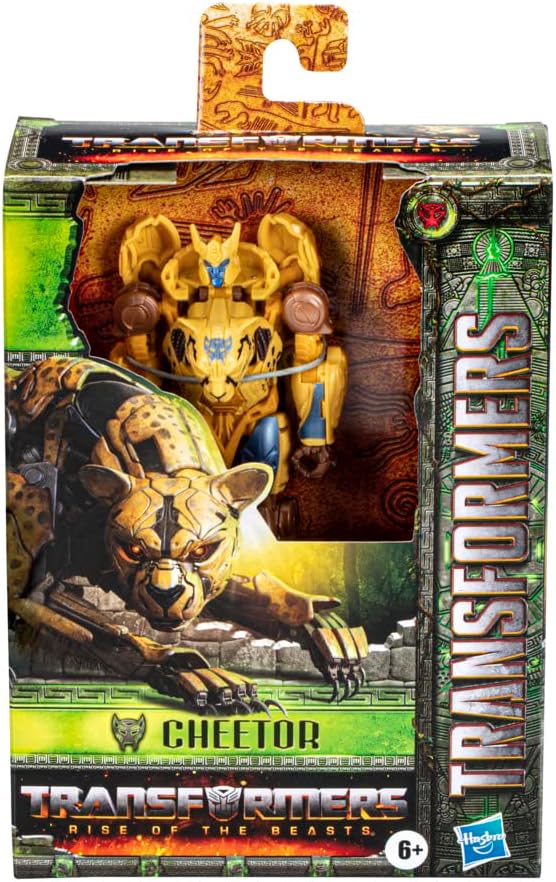 Transformers Rise of The Beasts Movie Deluxe Class Cheetor Converting Action Figure for