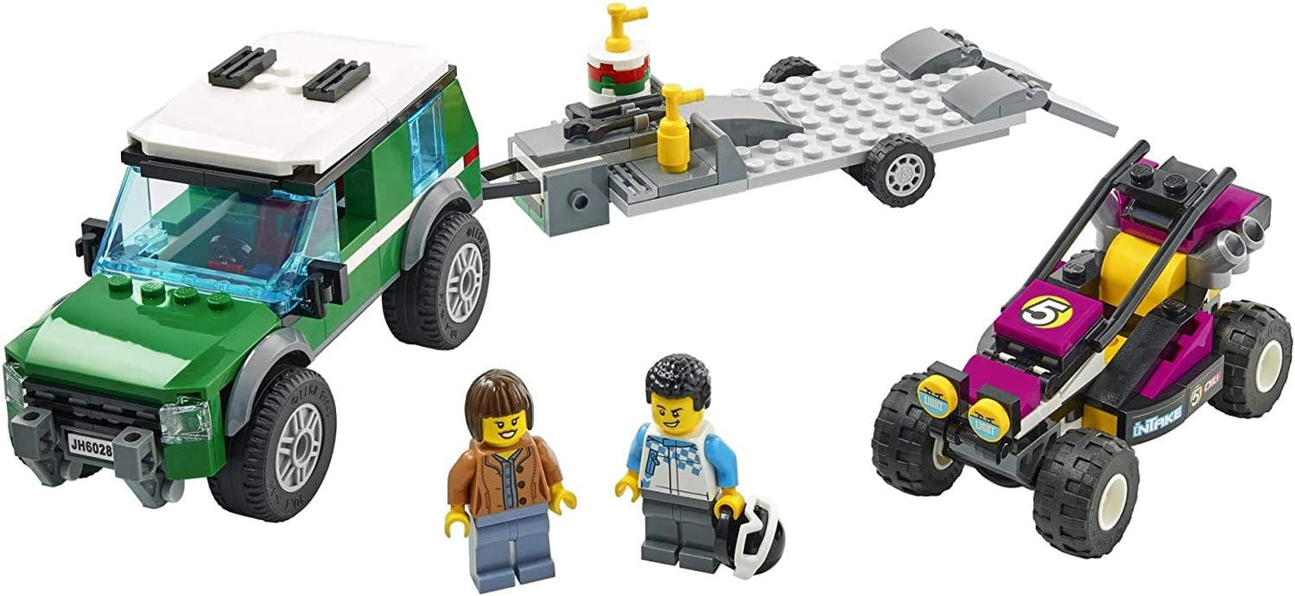 LEGO City Race Buggy Transporter Building Kit (210 Pieces) – 210