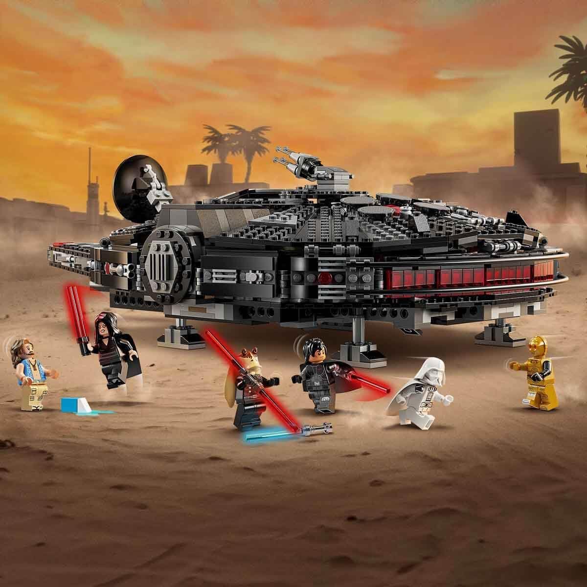 LEGO Star Wars The Black Falcon - Spaceship Set - Buildable Brick Vehicle