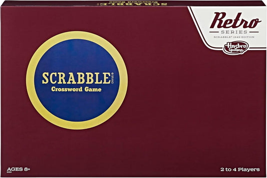 Hasbro Gaming Retro Series Scrabble 1949 Edition Board Game Amazon