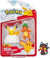 Pokemon Battle Figure Action Ready 2 Pack with Bonus Sticker Winter Holiday Christmas